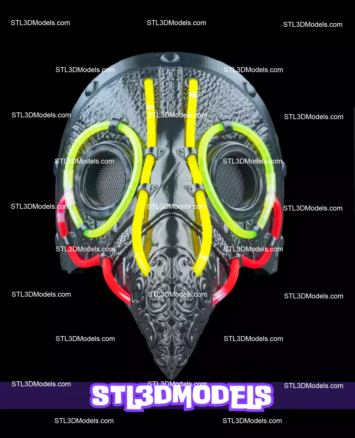 Neon Plague STL 3D Model Neon Plague STL 3D Model