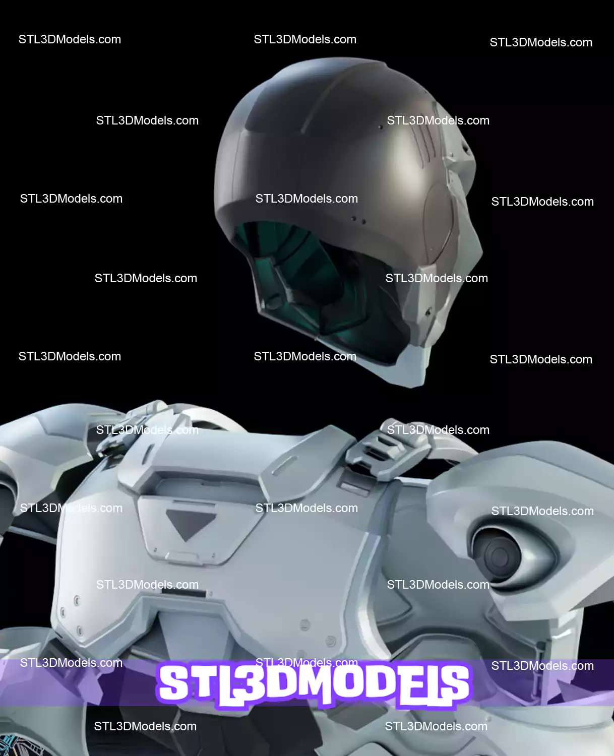 Moon Knight Rivals Armor STL 3D Model  Moon Knight Rivals Armor STL 3D Model