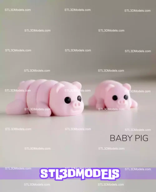 Flexi Mini Animals STL and 3MF + Keychain Version