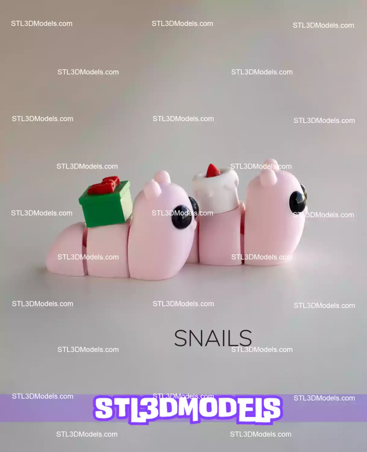 Flexi Mini Animals STL and 3MF + Keychain Version