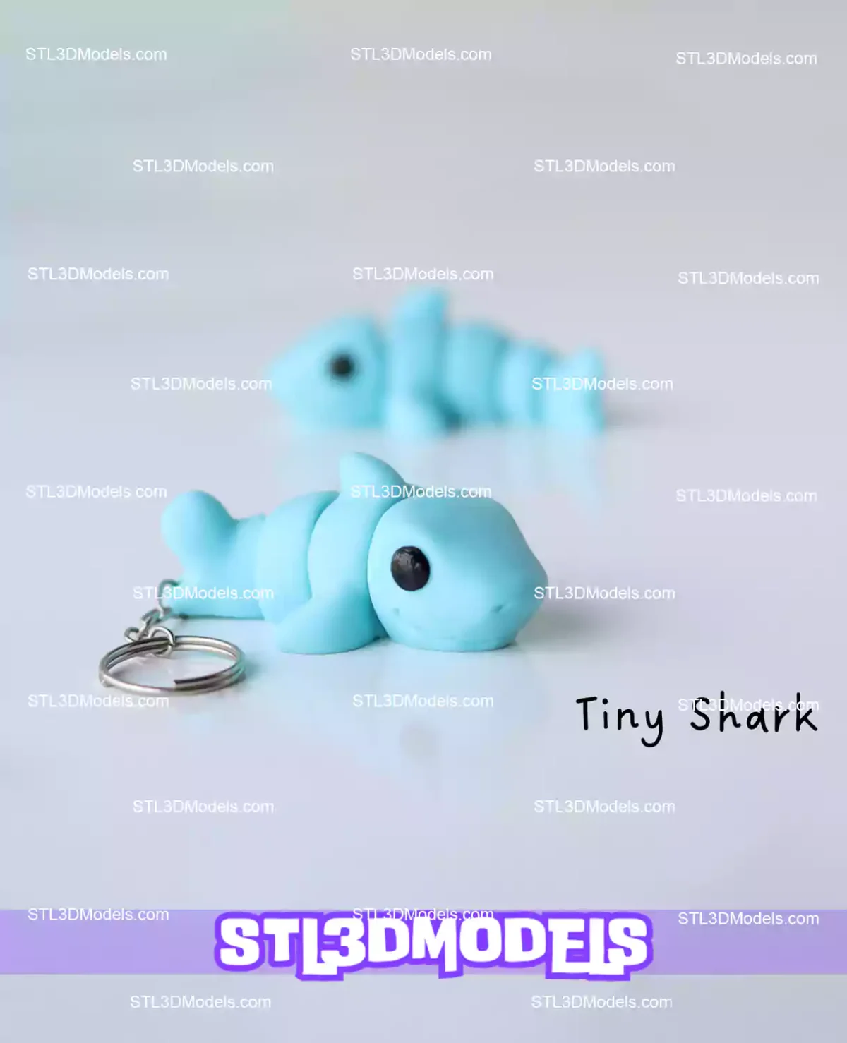 Flexi Mini Animals STL and 3MF + Keychain Version