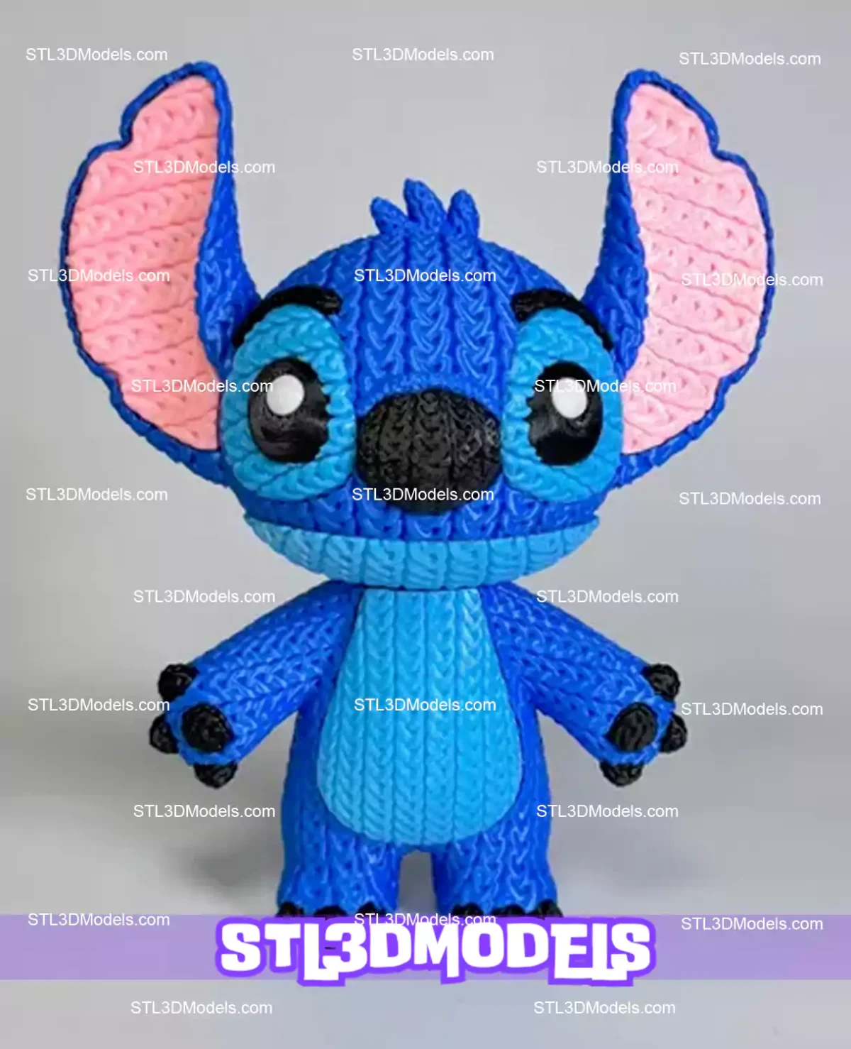 Stitch Crochet & Knitted STL & 3MF 3D Model