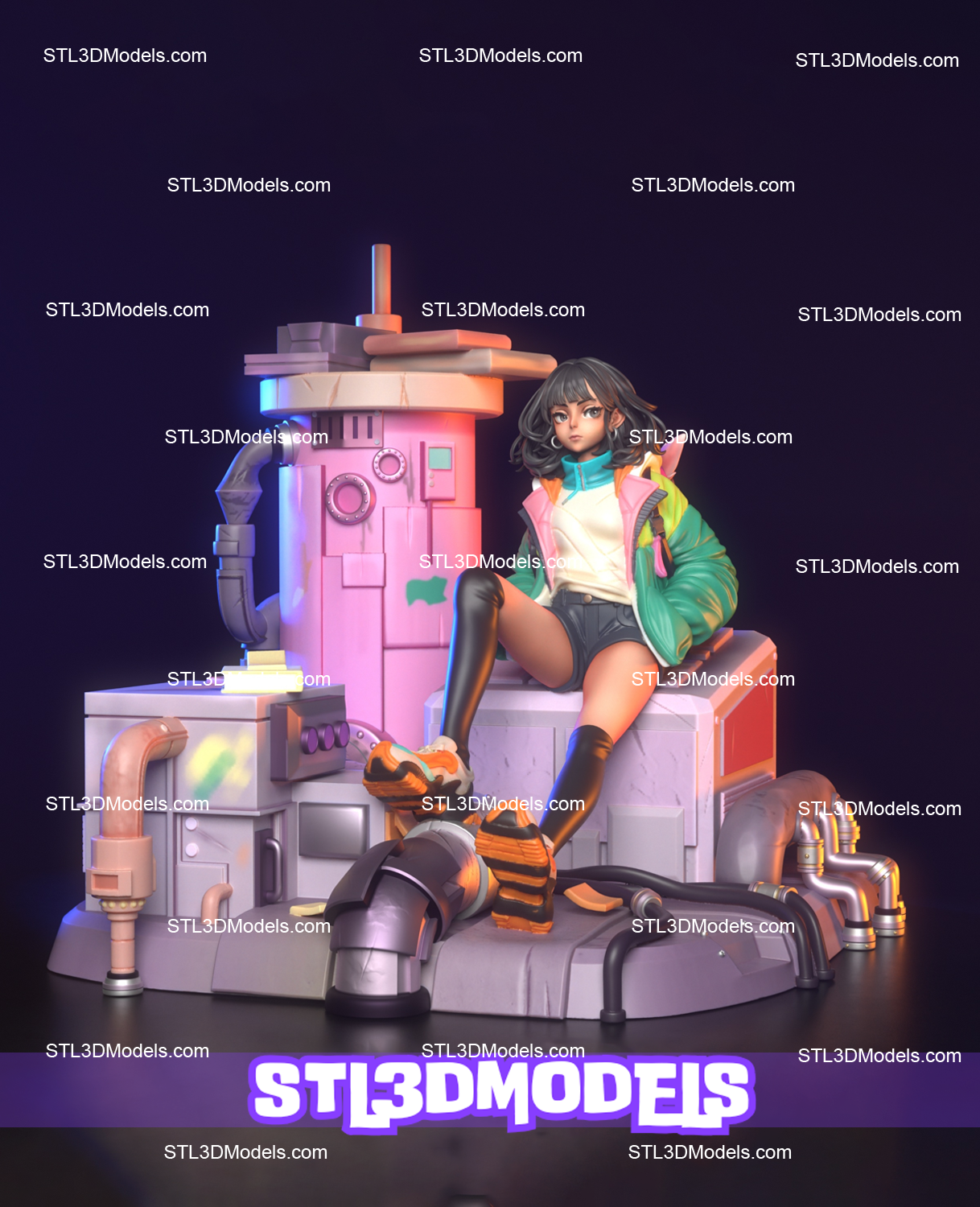 Yanahri Cyberpunk 2077 STL 3D Model
