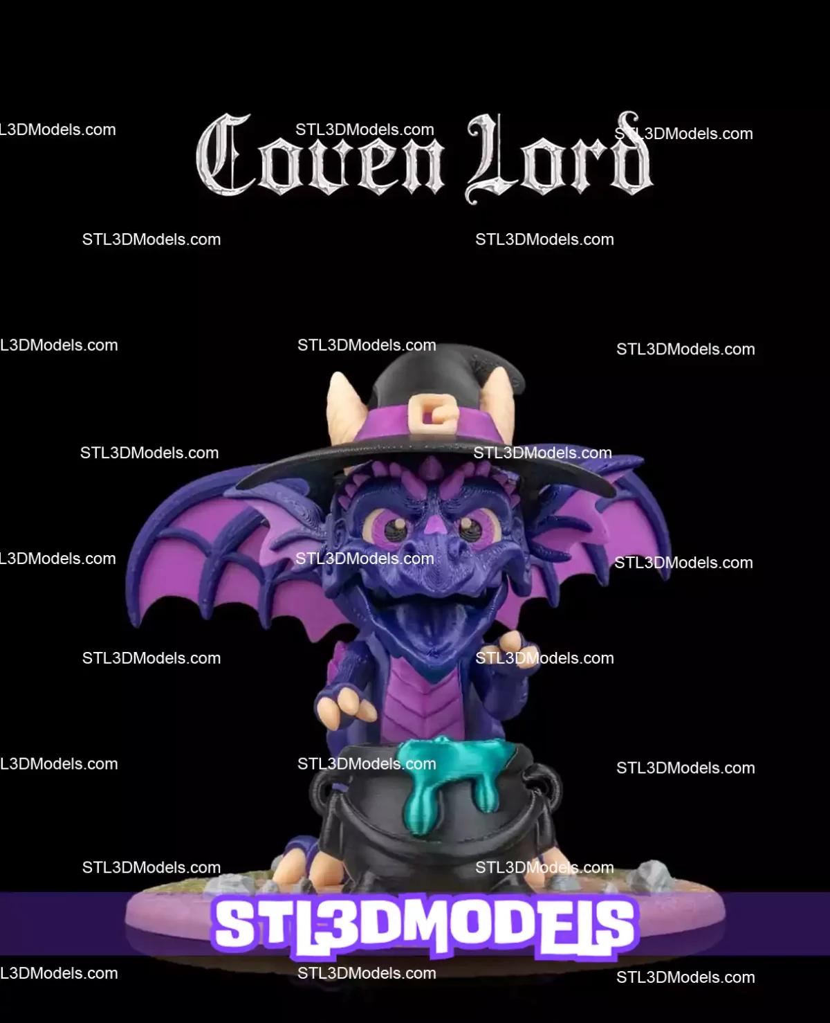 Coven Lord STL 3D Model