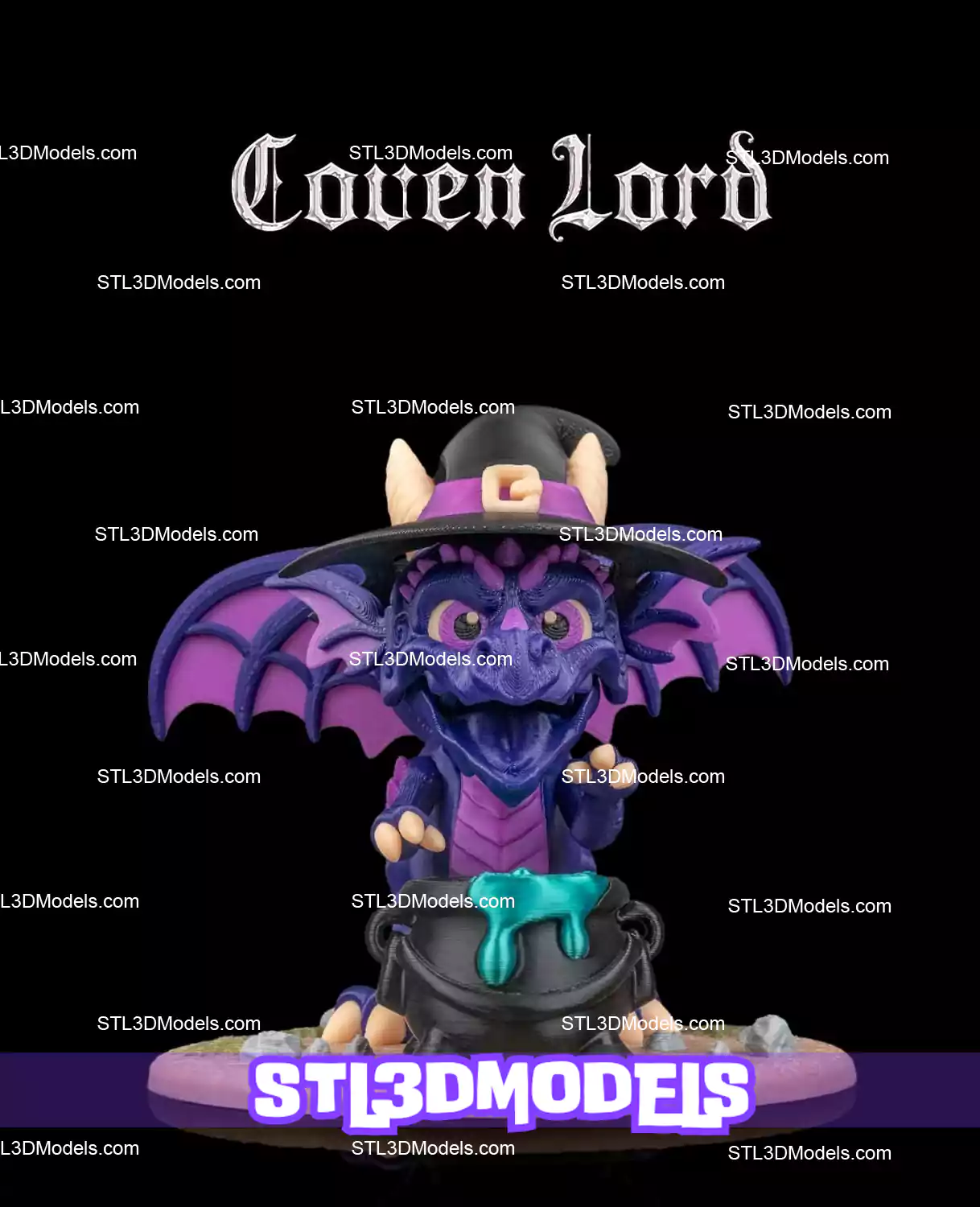 Coven Lord STL 3D Model