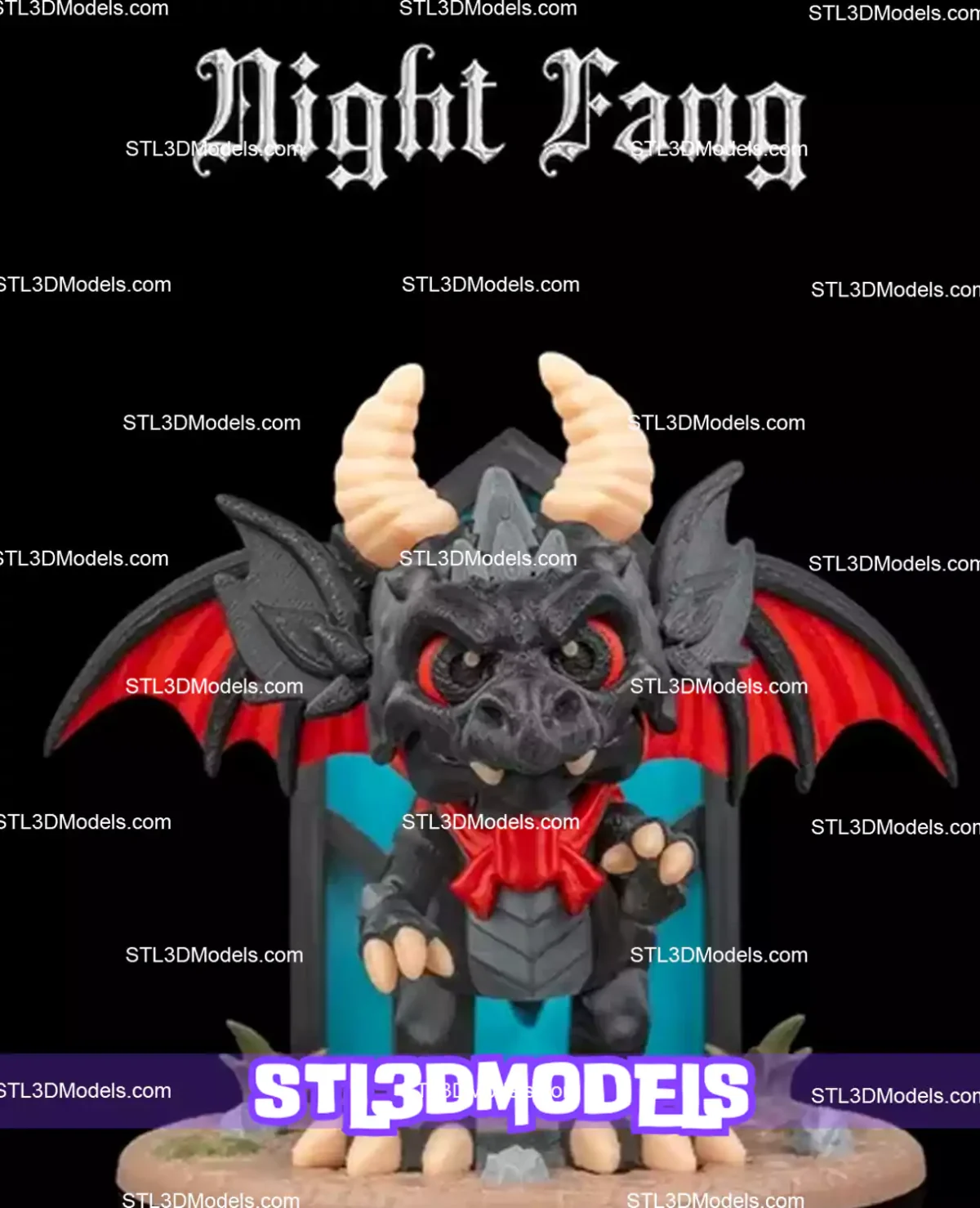 Night Fang STL 3D Model