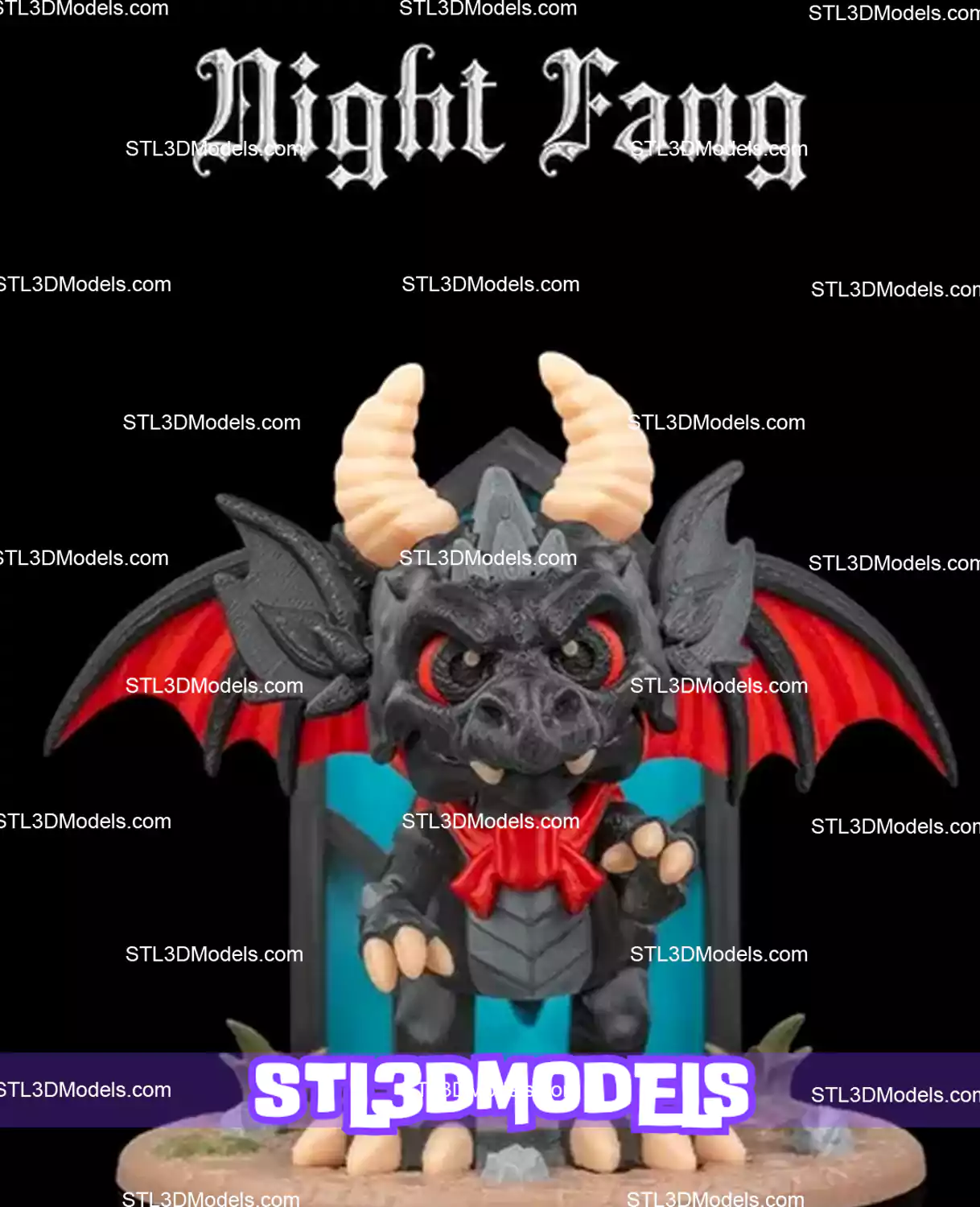 Night Fang STL 3D Model