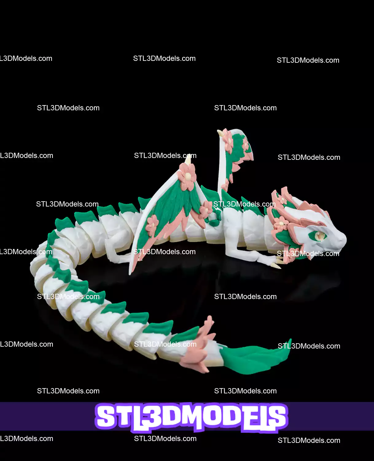 Floral Empress STL 3D Model Floral Empress STL 3D Model