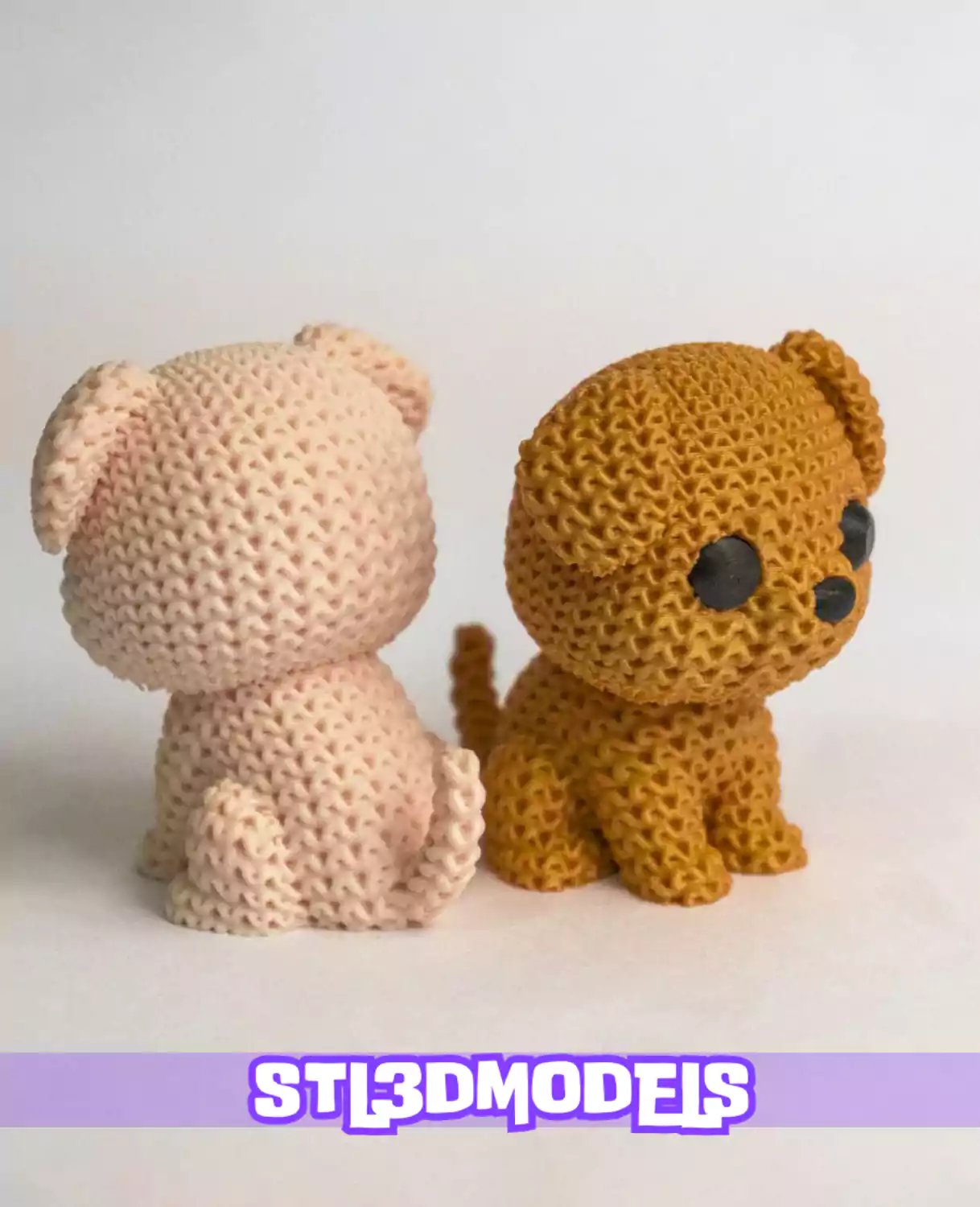 Knitted Creatures STL 3D Model Pack Knitted Creatures STL 3D Model Pack