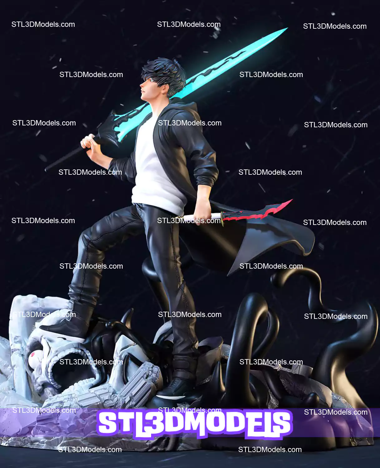 Sung Jin Woo STL 3D Model