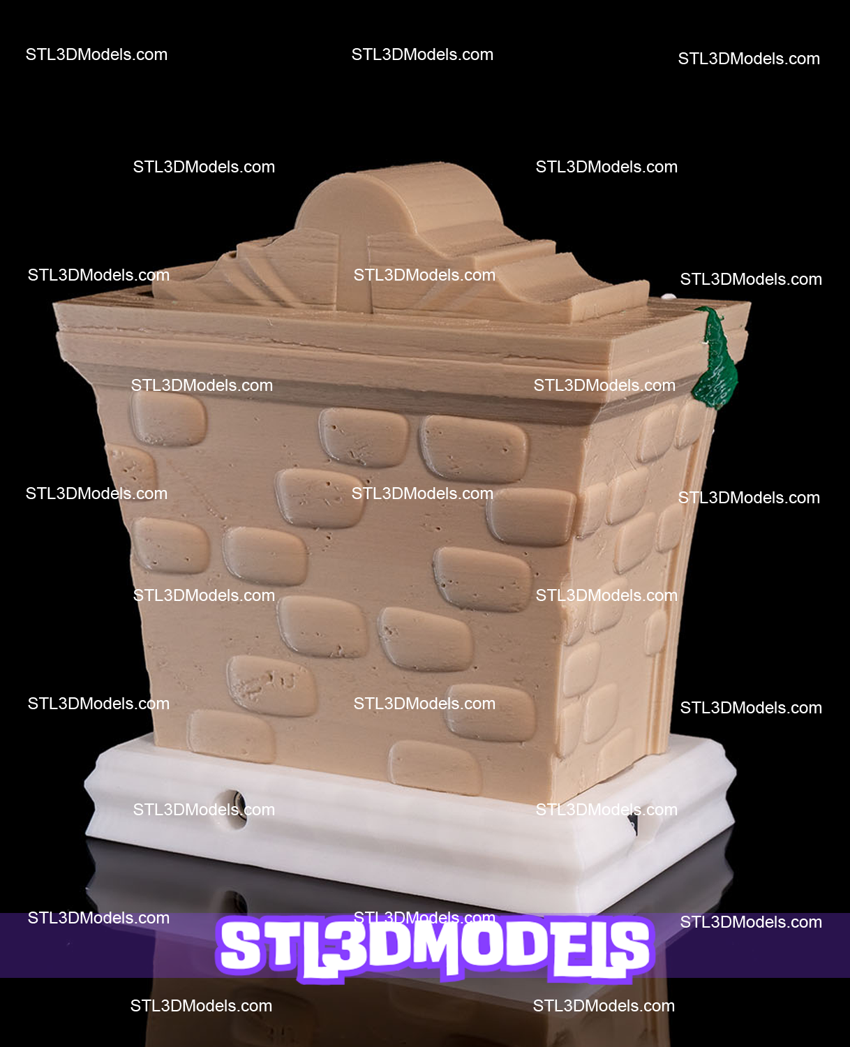 Cozy Fireplace STL & 3MF 3D Model 