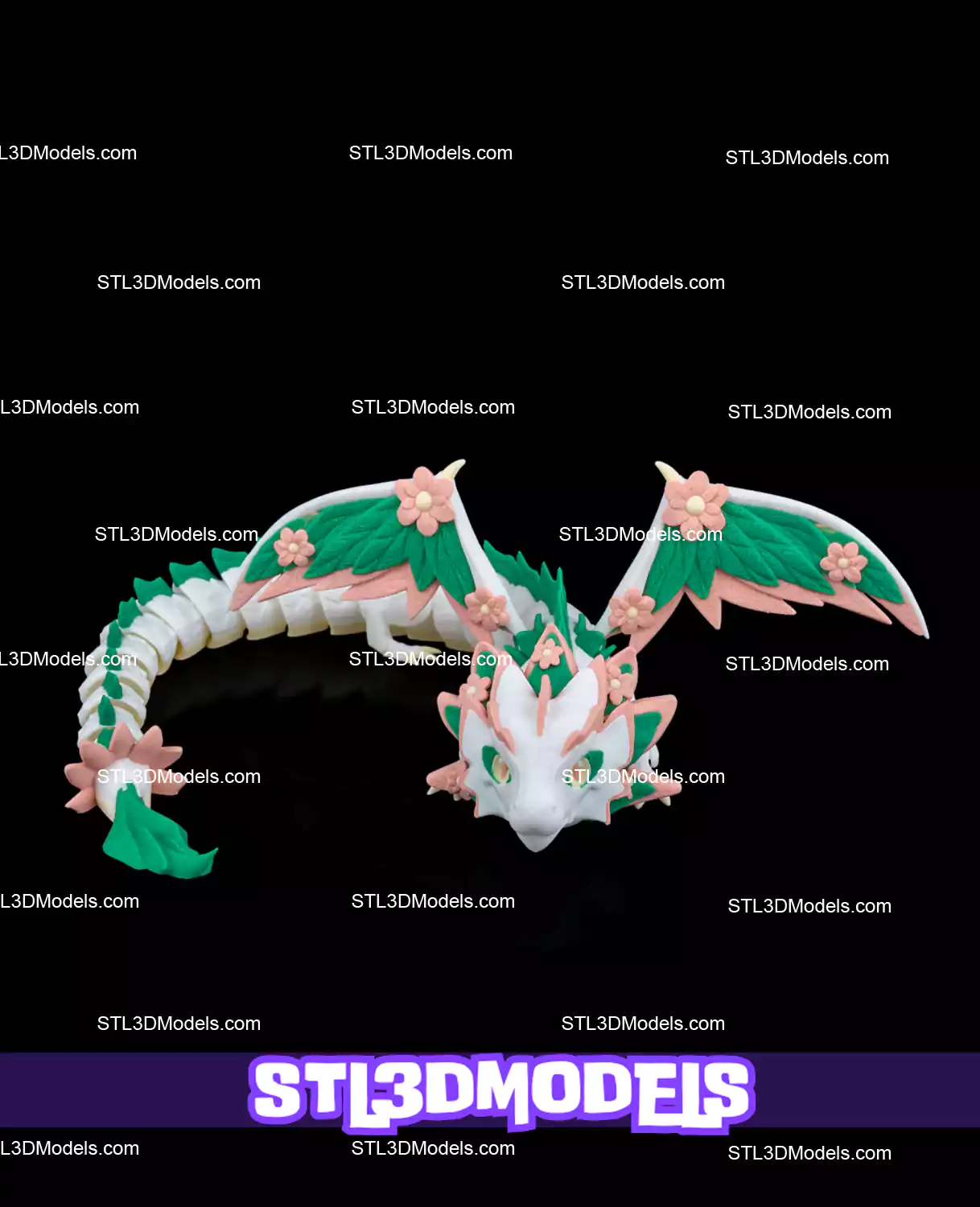 Floral Empress STL 3D Model 