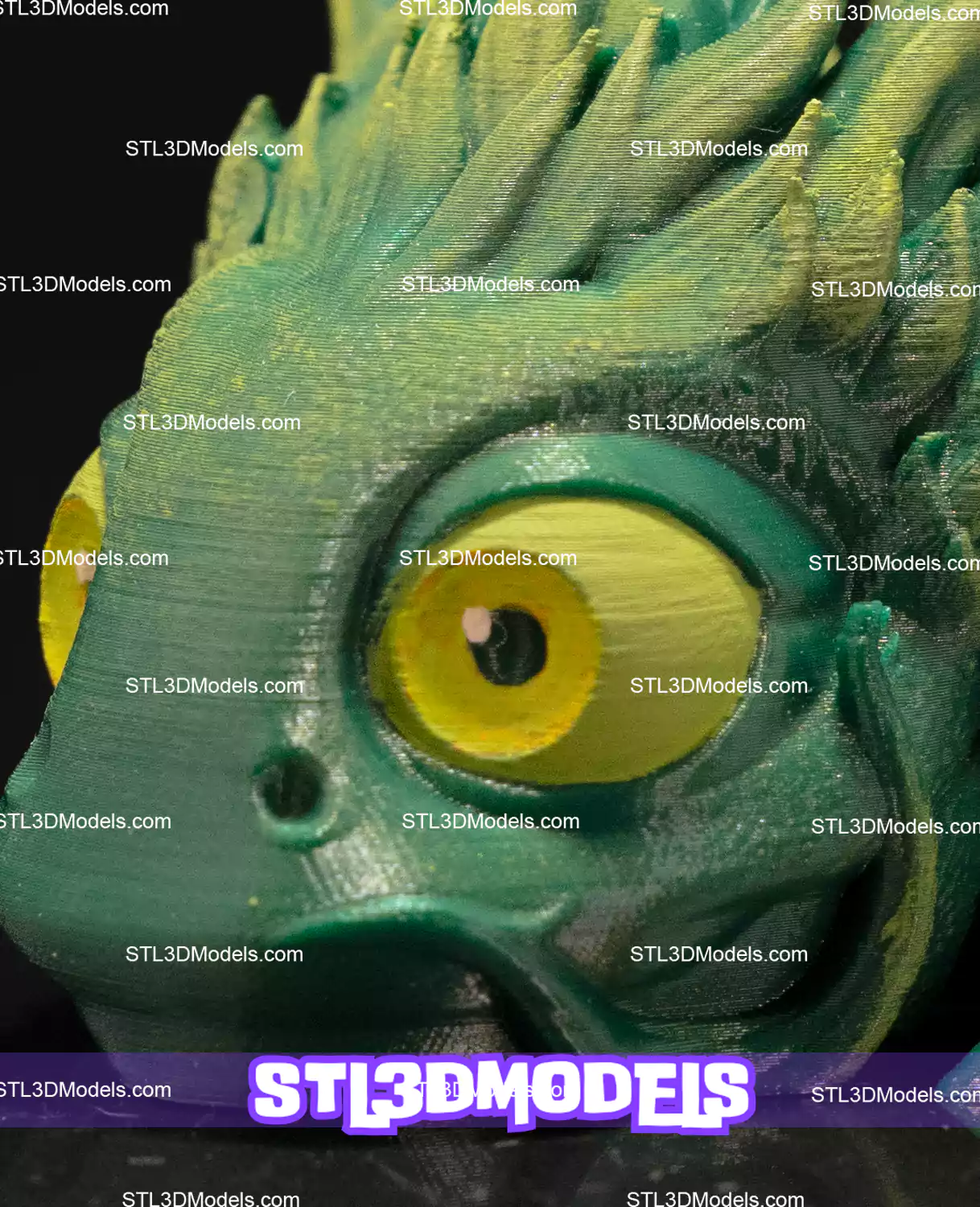 Forest Baby Dragon STL 3D Model Forest Baby Dragon STL 3D Model