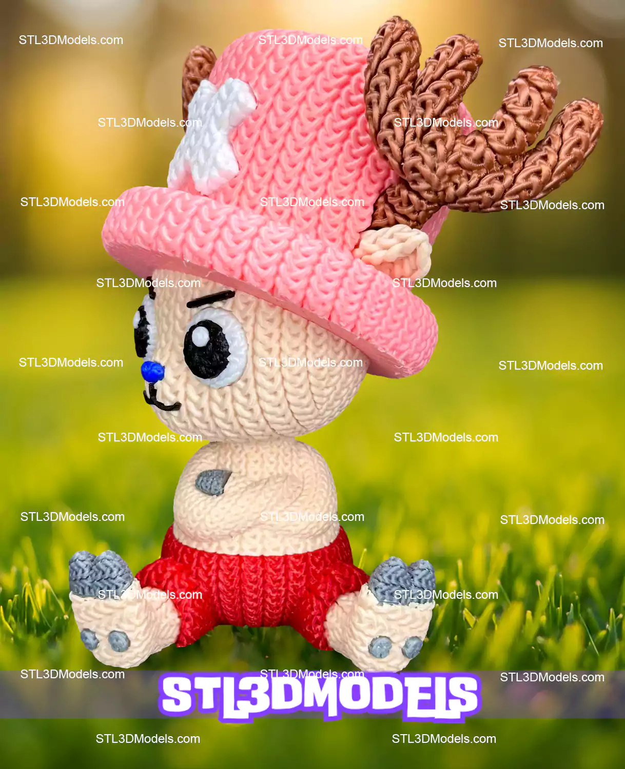 Chopper Knitted STL 3D Model
