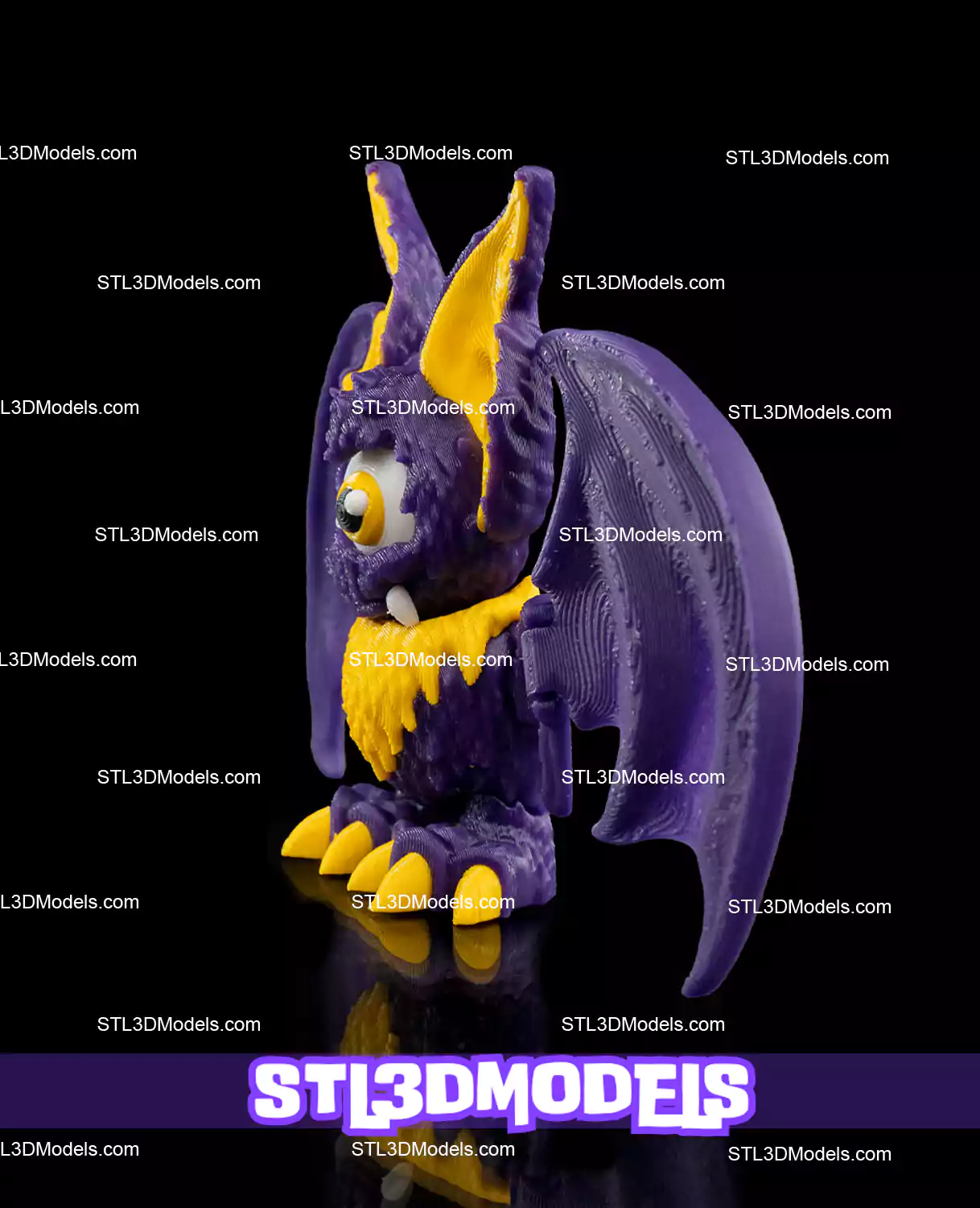That Looks Bat STL 3D Model 