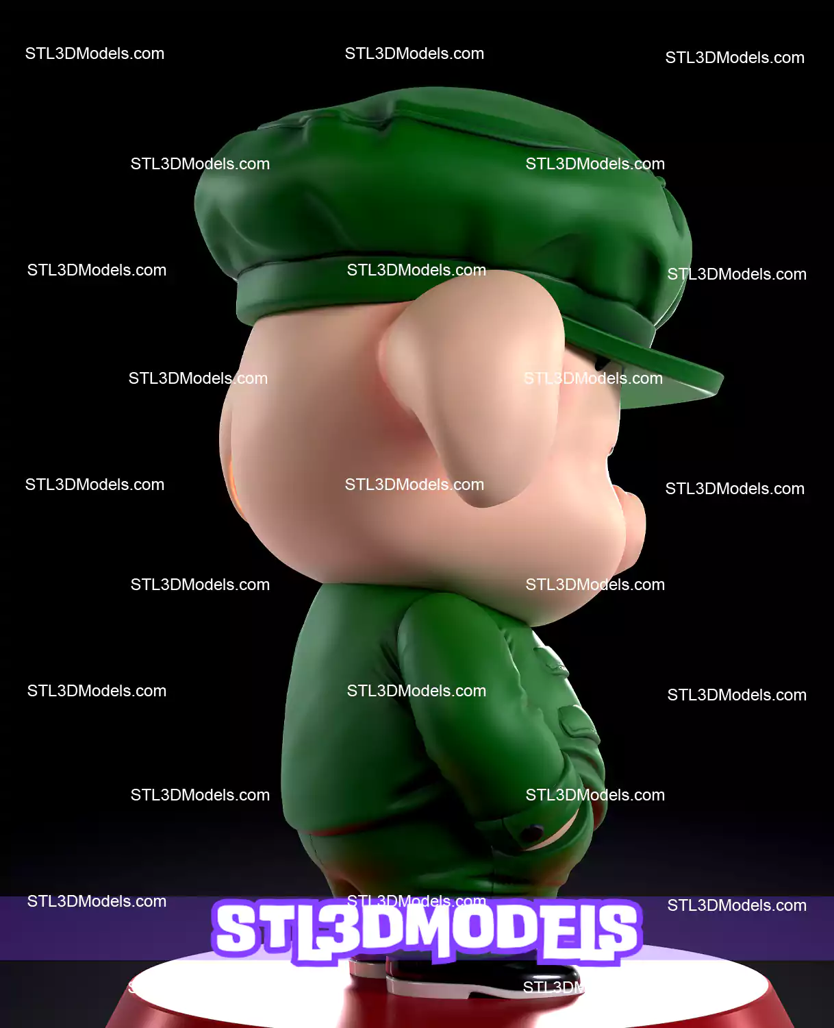 Oolong Green Suit STL 3D Model