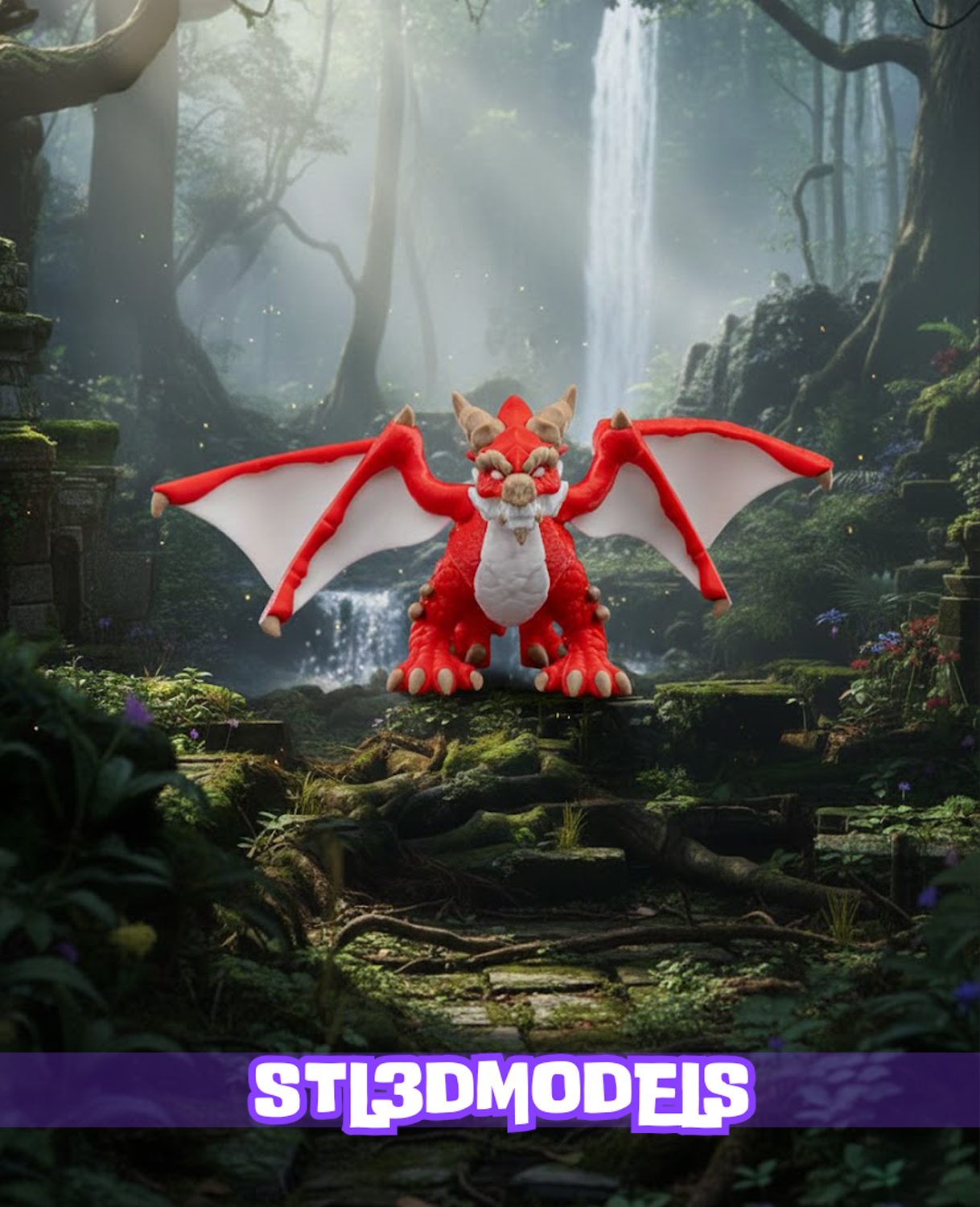 70 Flexi Dragon STL & 3MF 3D Model Pack 70 Flexi Dragon STL & 3MF 3D Model Pack