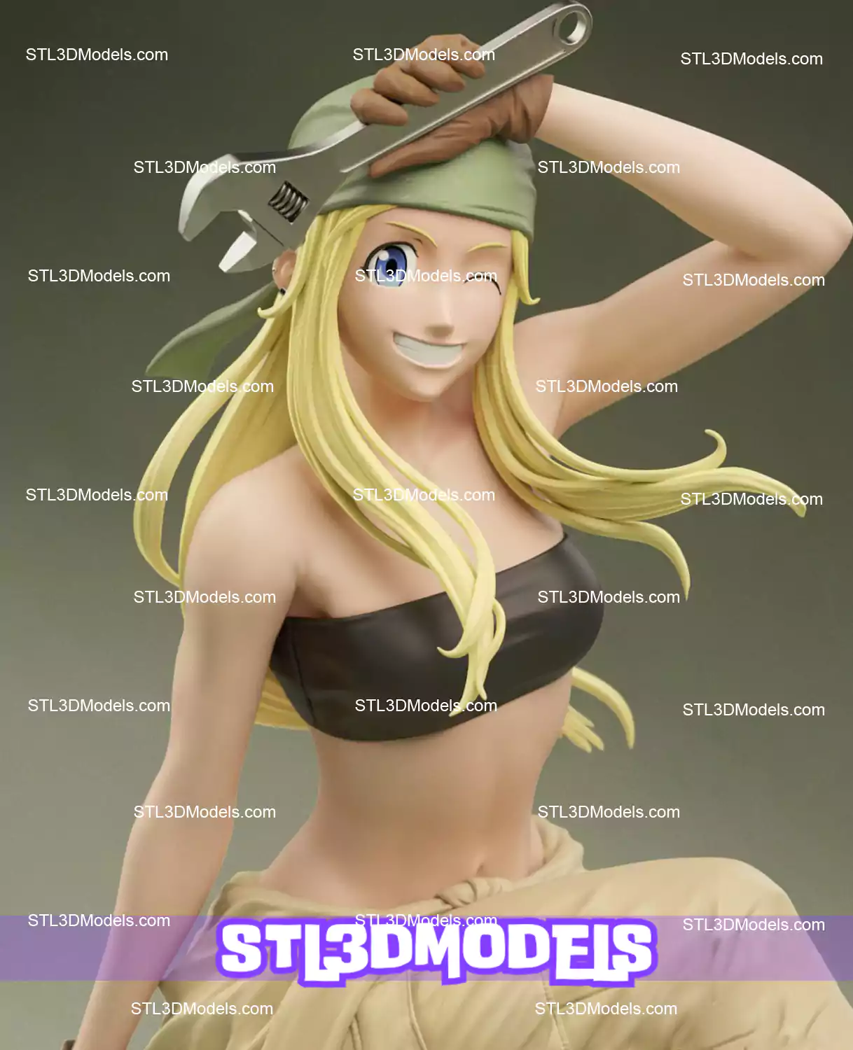 Winry Rockbell STL 3D Model